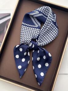 1 Stück Frühlings-/Sommer-Neu Professionell Elegant 70*70 bedruckter Schal für Frauen, vielseitig einsetzbar als Halstuch, Schal, Kopftuch, für Outdoor, Reisen, Wärme, Sonnenschutz - Verschiedenfarbig - Übersicht 3