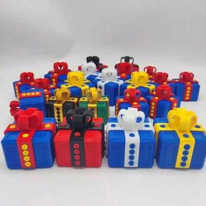 1个随机颜色恶搞礼盒（含螺丝），恶作剧螺丝盒，超级搞笑礼盒，3D打印礼盒，趣味充值卡盒，新奇礼盒，独特礼盒，复活节礼物