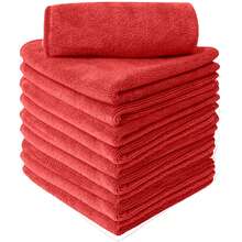 5/10 Packs Of Luxurious Soft Touch Quick-Dry Microfiber Face Cloths - Hypoallergenic, Preservative-Free, Reusable Makeup Remover Cloths For All Skin Types - Wine Red, Gentle And Effective Facial Washing Experience - Multicolor - View 29