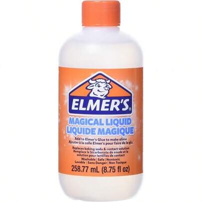 lbyElmer s Glue Slime Magical Liquid Activator Solution 258 mL Bottle 8.75 fl. oz. - Great for Making SlimeLBY18
