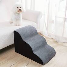 Escaleras para mascotas, escalones de escalera para perros, escaleras para cama de perro grande/mediano/pequeño, escalera antideslizante, escaleras de escalada para cama de gato - Negro - Ver 3