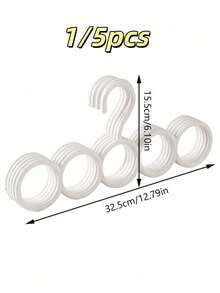 1/5 Giá treo khăn đa năng, thích hợp để đựng thắt lưng, cà vạt, khăn quàng cổ, tất trong phòng tắm, phòng ngủ, nhà bếp, khi đi học, cắm trại ngoài trời. - Nhiều màu - Xem 12