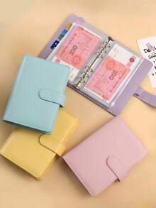 Budget Binder Money Organizer For Cash A6 Budget Binder With Cash Zipper Envelopes Card Holder Wallet Budget Binder Envelopes For Budgeting Money Currency Collection Card Ticket Collection Gifts For Women Dad Mother Men Mom's Gifts Valentine's Day Travel Essentials Holiday Essential - Multicolor - View 4