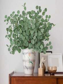 5pcs/3pcs/1pc 23.6 Inch Artificial Eucalyptus Branches, Realistic Touch, Green Fake Foliage Stems, Bulk Faux Plants For Wedding Bouquets, Vase Fillers, Home Decor, Office Farmhouse Style, Valentine's Day, Birthday, Graduation - Multicolor - View 9