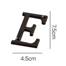 1pc 3 Inch House Number Sign, Home Address Letter Number, Vintage Cast Iron Home Number Solid Metal Gate Mailbox Number - Multicolor - View 11