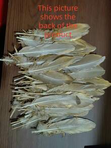 10/40/100 pezzi Piume naturali dorate di oca fatte a mano, lunghe 15-20 cm, adatte per artigianato fai-da-te, decorazioni per matrimoni, cosplay, ali di angeli, fatine e altro ancora. - Multicolore - Visualizzare 8