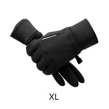 1 Cặp Găng tay ấm áp chống gió, chống nước, màn hình cảm ứng có túi khóa kéo và lưới thoáng khí, thích hợp cho thời tiết lạnh, Găng tay mùa đông dành cho cả nam và nữ dùng để trượt tuyết, câu cá, đạp xe, thể thao ngoài trời - màu đen - Xem 8