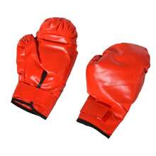 Boxsack-Set With Handschuhen, Gefüllt, For Erwachsene & Jugendliche, Schwarz-Rot, Ø30x120cm, 16kg, Ideal For Training & Fitness - 黑色 - 查看 7