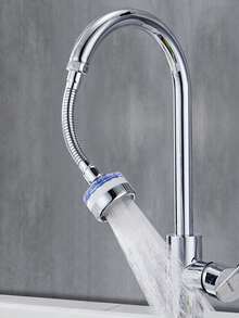 1 zestaw wkładów filtrujących do kranu, usuwa chlor i metale ciężkie, filtruje głowicę prysznicową i wannę, zmiękcza wodę (bezpłatny adapter instalacyjny i gwint przejściowy) - Wielokolorowe - Zobacz 2