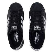 Adidas Originals SUPERSTAR II 经典贝壳头休闲运动鞋，男女童鞋，2026 新款低帮滑板鞋，JH9977 - 黑色 - 查看 8