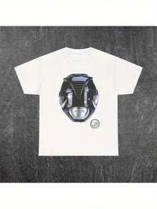 Camiseta Power Ranger MMPR negra - Blanco - Ver 1
