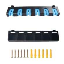 2个装水平式鱼竿架，壁挂式鱼竿架，适用于车库，鱼竿收纳