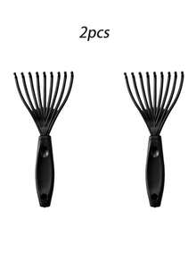 1pc Plastic Mini Comb Cleaner, Built-In Hair Remover For Home Use, Suitable For Removing Excess Hair From Air Cushion Combs Or Combing Pet Hair