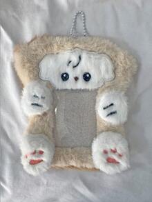 1 件超可爱蓬松透明卡通卡夹，名人照片展示盒，Ins 风格透明卡通毛绒卡套，3 英寸即时照片展示悬挂配件，偶像相册卡片收纳袋 - 彩色 - 查看 16