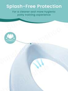 Baby Toddler Potty Training Seat For Boys And Girls, Fits Round & Oval Toilets, Non-Slip With Splash Guard, Child Kids Potty Seat Toilet Seat Attachment - Multicolor - View 7