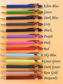 Customized Wedding Ballpoint Pens, Name Engraving Available, Personalized Gel Pens, Fun Custom Nurse Pens, Customizable Couple Pens, Customizable Wedding Crafts, Teacher Pens, Smooth Writing, Business Engraved Ballpoint Pens. Ideal As Birthday Gifts, Teacher's Day Gifts, Office Gifts - Multicolor - View 5