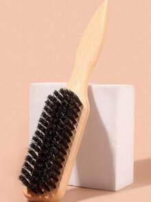 Unisex Boar Bristle Hair Brush - Fragrance-Free Professional Hairstyling Brush, Suitable For Thick/Thin Hair, Can Clean Gradient Hairstyles And Electric Clippers, Create Smooth Hairstyles, Essential For Back To School, Travel, Women Hair Accessories, Comb, Detangling Brush, Ball-Shaped Brush - Multicolor - View 9