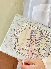 SANRIO 1个可爱兔子图案平板电脑保护套，兼容iPad - 可旋转（横屏/竖屏），防弯折防震，甜美少女风格 - 兼容iPad 5/6/7/8/9/10、iPad Air和iPad Pro（不含iPad） - 彩色 - 查看 10