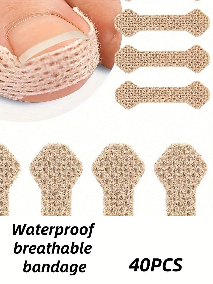 40PCS Toe Anti-Friction Liners For Non-Medical Use, Toe Nail Protection, Nail Supplies And Accessories For Foot Care, Comfort, And Health - Ideal For Daily Use, Sports, And Everyday Activities