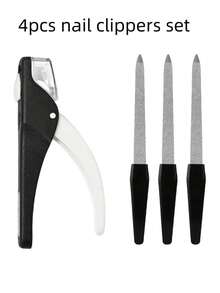 1/3/4pcs Upgraded Anti-Splatter Nail Clipper, French Nail Extension U-Shaped DIY Nail Trimmer, Nail Care Tool For Foot, Hand, And Nail Maintenance, Fragrance-Free - Multicolor - View 6