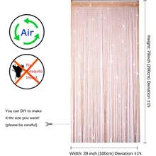 1pc 1m*2m Silver Thread Door Curtains For Home Decoration, Suitable For Wardrobes, Bedrooms, Venetian Blinds, Living Room Partitions, Foyers, And Also Available As Dense Tassel Door Curtains For Weddings And Celebration Events