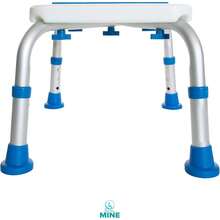 Seven Mine Banco para Baño Ajustable 3 Niveles de Altura| Silla para Baño Antideslizante para Adulto Mayor|  y Confort para Ducha| Silla con Drenaje y Estabilidad - 1 - Ver 4