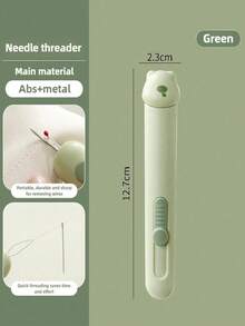 1pc 2-In-1 Automatic Threader/Ripper, Upgraded Dual-Head Ripper, Sewing Threader Ripper, Threading And Unthreading Tool, Quick Unthreading Tool, Suitable For Hand Sewing, Knitting, Cross Stitch - Multicolor - View 9