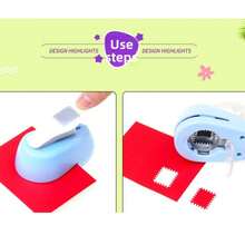 新款印章边框DIY打孔器印章形状工艺打孔器压花机圆形孔打孔器齿状打孔器压花