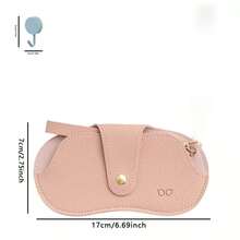 1pc Anti-Pressure Eyeglass Case, Portable Eyeglass Bag, Sunglasses & Prescription Glasses Storage Pouch, Hanging Anti-Lost Protective Cover, Fashionable Multi-Function Eyeglass Holder, Eyeglass Case, Travel Essential, Suitable For Vacation, Dorm, Home, School, Travel - Multicolor - View 8