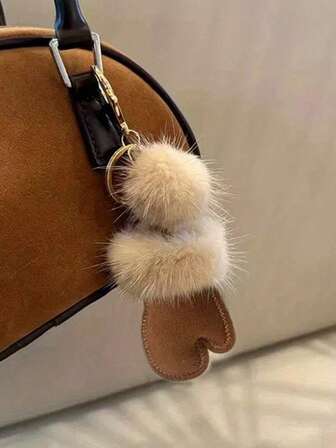 Ladies' Luxury Small Gloves Keychain Y2k Fashion Design Bag Charm Exquisite Backpack Keychain Valentine's Day Gifts And Accessories