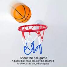 Mini Basketball Hoop Set - No Drill Hanging Basketball Hoop, Office Desk Sports Toy, Basketball Accessories, Desktop Game, Office Desk Decor, Basketball Training Tool, Sports Accessories, Fun & Durable, Suitable For Home Entertainment, Stress Relief, Sports Games, Basketball Court Equipment, Indoor Sports, Wall Decor, Office Supplies, Game Gifts, Sports Gifts, Gifts For Men, Personalized Gifts - Multicolor - View 6