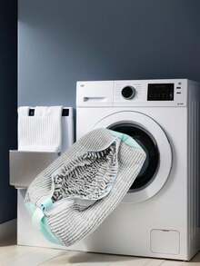 Saco de Limpeza de Sapatos Premium - Bolsa de Lavanderia Durável para Tênis e Sapatos de Corrida, Protege Meias e Sutiãs, Com Fechamento de Zíper Seguro, Lavável em Máquina, Ferramenta de Armazenamento Ideal para Viagens, Bolsa de Lavanderia