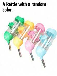 亚克力磁性仓鼠水瓶架，透明喂食器支架，防漏小型宠物水瓶架，适用于亚克力笼子 - 白色 - 查看 13