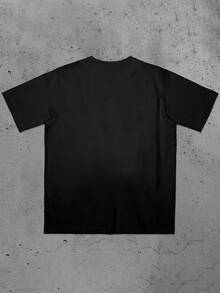 2026 New Funny Monkey Print Round Neck Casual T-Shirt, Y2K Style Women's Tee, Best Quirky Gift For Her, Suitable For Daily Wear - Black - View 2