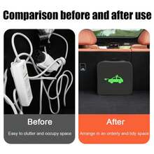 Bolsa organizadora de cables EV, caja de cargador de coche eléctrico, organizador de carga, bolsa de cables de puente, estuche de cable de carga de vehículo eléctrico - a - Ver 7