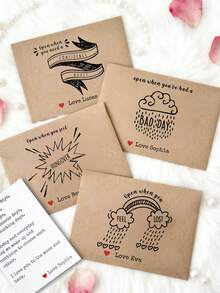 1/3/5 piezas, Carta personalizada de Papá Noel, Carta hecha a medida de Papá Noel, Papel de carta y sobres festivos con texto personalizado para saludos festivos, decoraciones de fiesta, carta de Papá Noel sobre regalos, decoración y obsequio de Navidad DIY, idea de regalo de Navidad personalizado único, carta a Papá Noel, deseo de Navidad, regalo festivo para ella, regalo de Navidad único para familiares y amigos, papel de escritura festivo - Multicolor - Ver 6