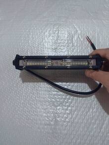 4英寸/7英寸/14英寸/20英寸单排超薄LED灯条，60瓦/120瓦/180瓦，冷白光，网状设计，行车雾灯，适用于轿车、全地形车、SUV、拖拉机、船只 - 彩色 - 查看 16