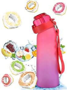 1 件 650ml 空气瓶 Tritan 水瓶香味荚空气香味 0 糖水果味 Up Tritan 塑料水饮料瓶带香味喝更多水（一个水瓶配随机口味香味环） - 彩色 - 查看 15
