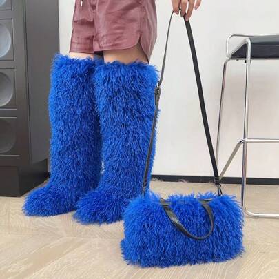 Women's Faux Fur Fl…
