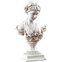 Miduu 11.8" Classic Greek Venus De Milo Bust Statue Resin Roman Godd Of Love And Beauty Sculpture Figurine For Home Décor Large Antique - 大衛 - 查看 7
