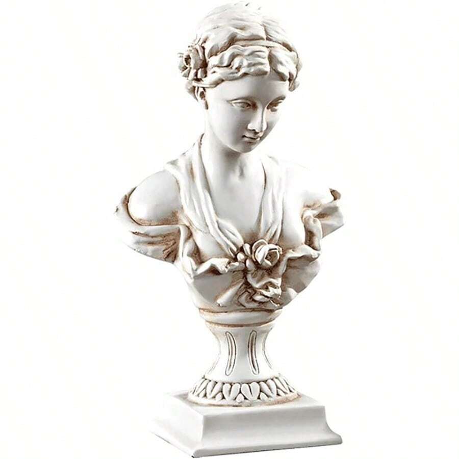 Miduu 11.8" Classic Greek Venus De Milo Bust Statue Resin Roman Godd Of Love And Beauty Sculpture Figurine For Home Décor Large Antique - 維納斯 - 大型古董 - 查看 1
