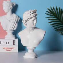 Miduu 11.8" Classic Greek Venus De Milo Bust Statue Resin Roman Godd Of Love And Beauty Sculpture Figurine For Home Décor Large Antique - 大衛 - 查看 3