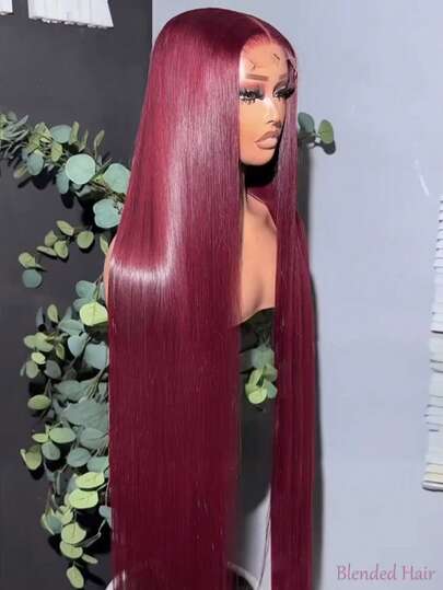 Ready-To-Wear 5*5 Lace Closure Wig And 13X4/13*6 Lace Front Wig, Pre-Plucked Brazilian Lace Front Wig For Women, High Definition Transparent Lace Front Wig, 200% Density Long Mixed Human Hair Lace Wig, Natural Black