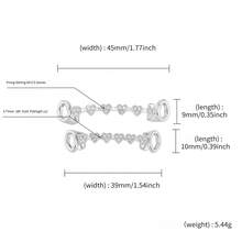 2-Piece Set Hip-Hop Fashion Gold Teeth Heart Full Diamond  Teeth Set Daily Personality  Rap Accessories - 多色-B - 查看 7