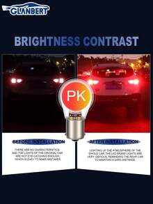 GLANBERT 2pcs Car Turn Signal Light Auto Lamp Stop Lighting Bulbs Tail Lights Low Beam Reverse Brake Lights 1156 1157 BA15S BAU15S BA15D BAY15D