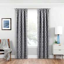 Eclipse Isanti - Cortinas de oscurecimiento de habitación para recámara, 37 x 63 Pulgadas, Aislamiento térmico, Cortinas de Bloqueo de luz con Bolsillo para Barra de Estar, Color(0.6An x 213.4Al cm (1 Paneles) Gris) - Multicolor - Ver 1
