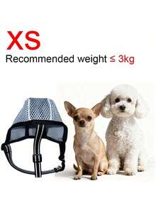 Soft Reflective Dog Muzzle, Suitable For Small To Medium Dogs For Day And Night Walking, Prevents Biting, Scavenging And Chewing, Allows Drinking And Breathing, Matching Size According To Dog Weight Or Mouth Circumference | Fashionable Dog Accessories | Practical Dog Muzzle | Gift For Dogs - Black - View 19