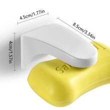 磁性皂架 壁挂式免打孔晾干架 浴室收纳架 - 彩色 - 查看 11