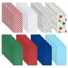 YQQ American Greetings 200 hojas de 20 pulgadas x 20 pulgadas. Papel de seda a granel surtido de invierno para Navidad  y todas las fiestas1234 - como en la foto - Ver 2