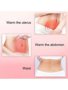 2026 Upgraded Menstrual Heating Pad Smart Uterus Warmer Belt, Relief Waist Cramps Vibrating Abdomina Wassager Uterus Warmer Waist Massager, Winter & Women Girlfriend Wife Gift - White - View 7